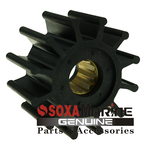 内燃机水泵柔性橡胶叶轮可替换强生 Internal Combustion Engine Water Pump Flexible Rubber Impeller Replace Johnson Impeller 09-1027B Fit for Johnson F5 Pumps